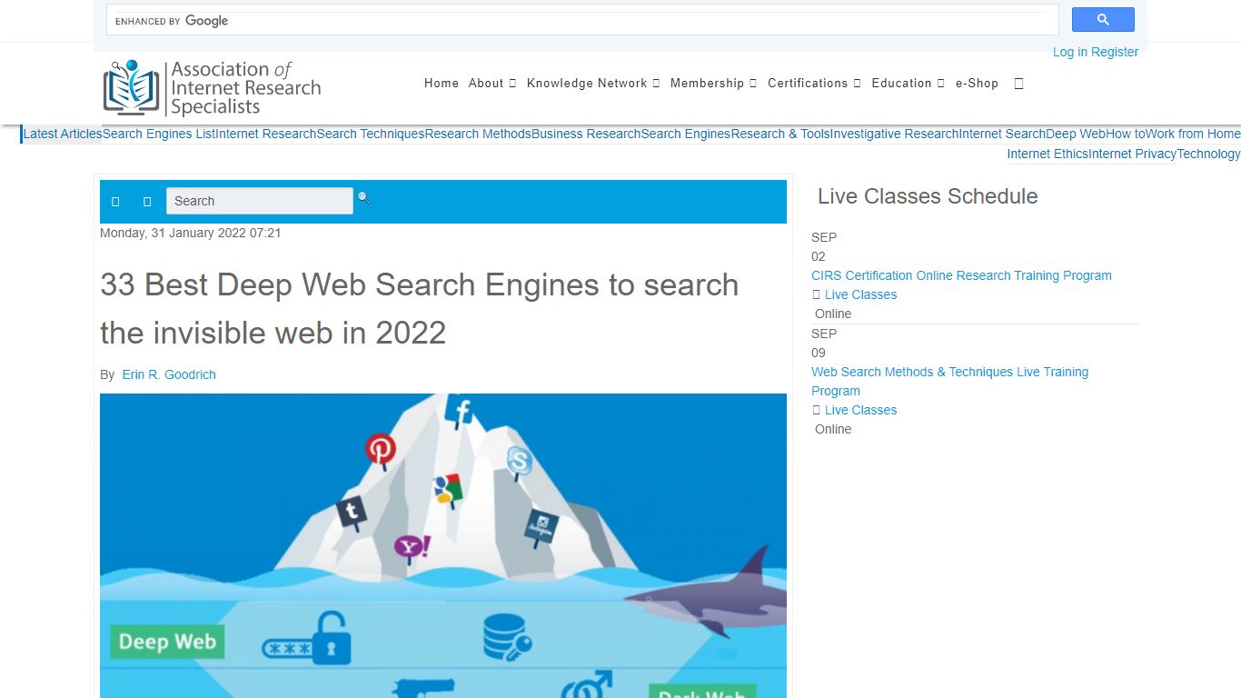 33 Best Deep Web Search Engines to search the invisible web in ... - AOFIRS